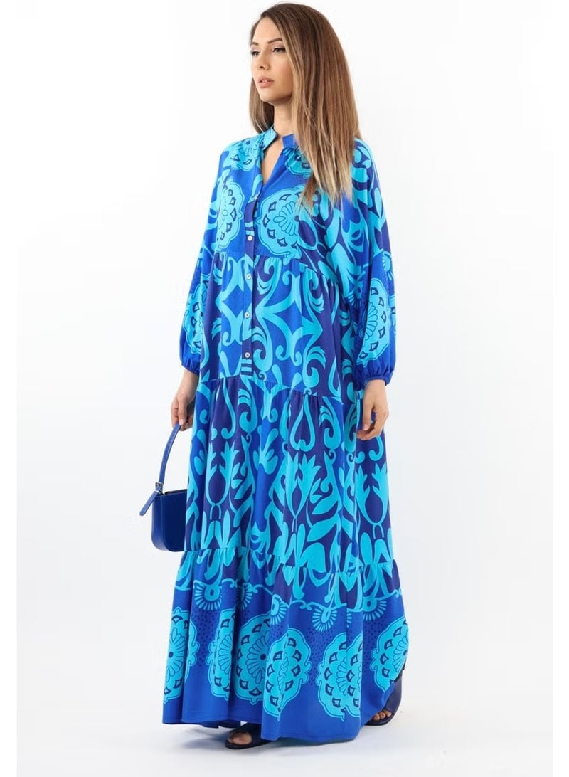 Ritnice Patterned Maxi Dress - Image 3